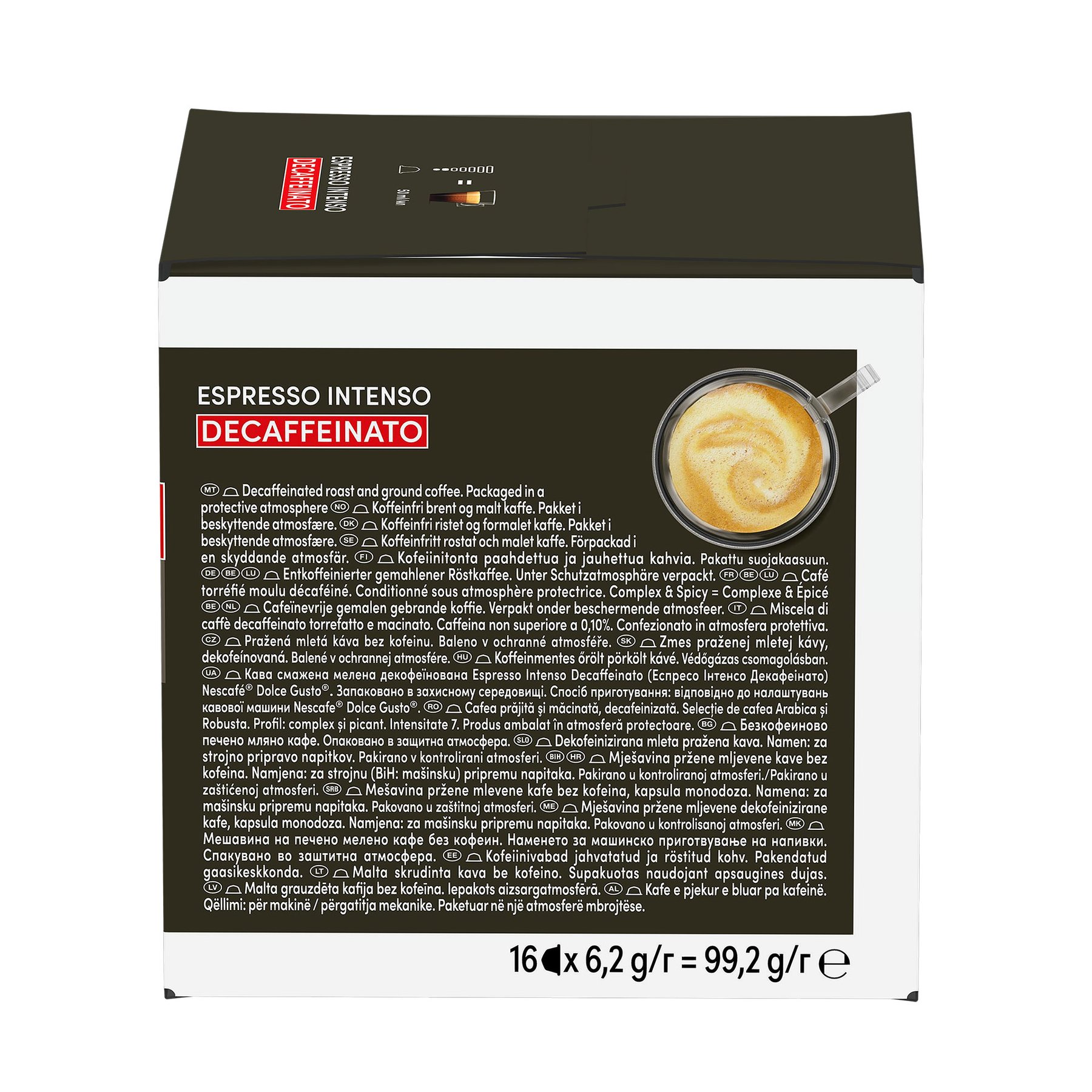 Nescafé Dolce Gusto Кафе капсула Espresso Intenso, безкофеинова, 16 броя - Image 4