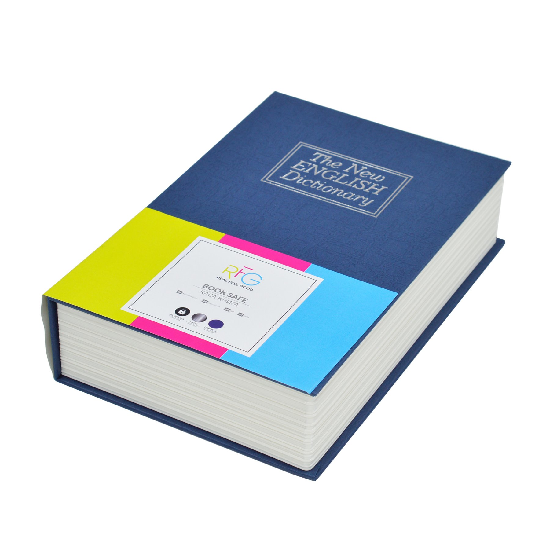 RFG Каса книга за пари и ценности, 24 cm, тъмносиня - Image 6