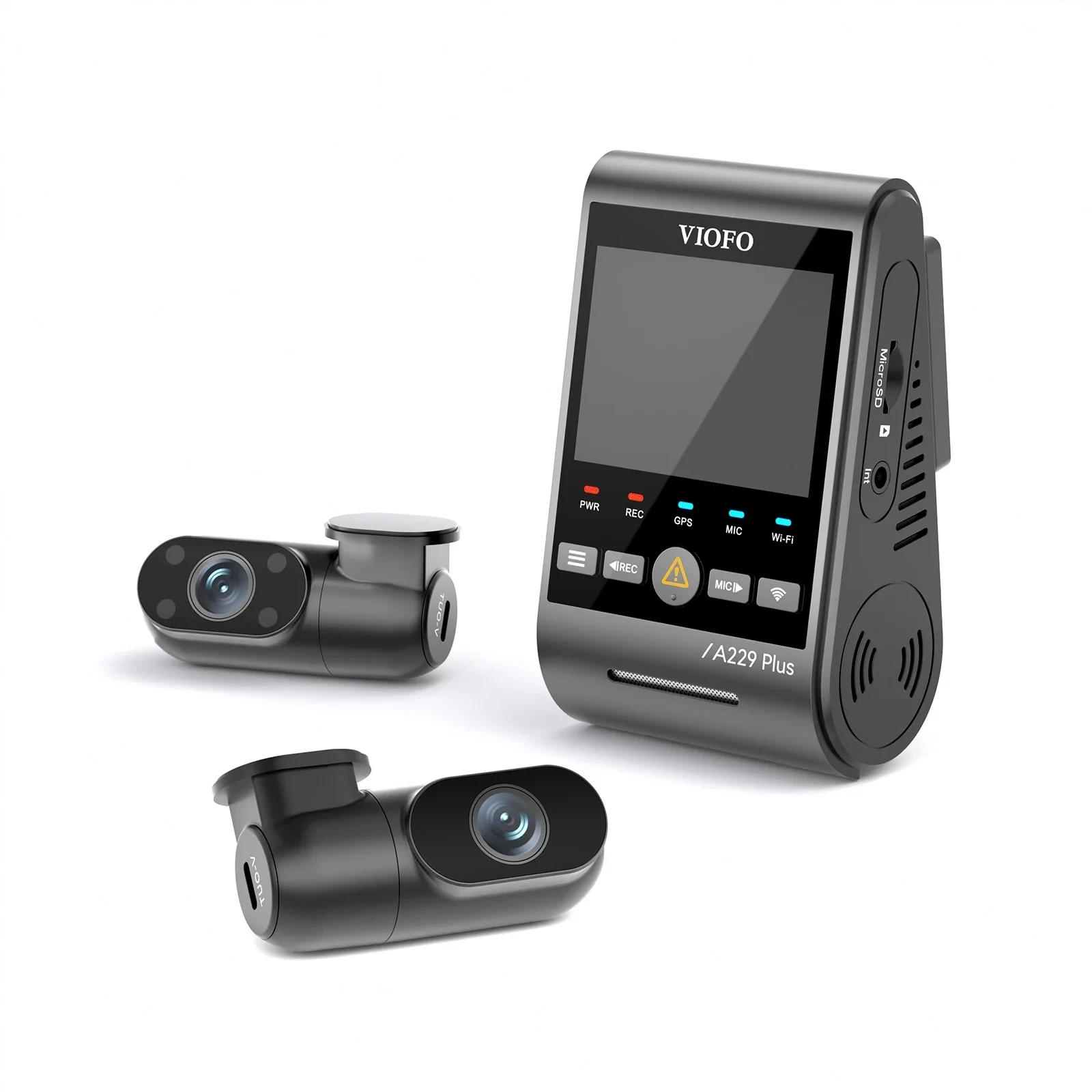 VIOFO Видеорегистратор Dash Cam A229 Plus 3 Channel - 2K