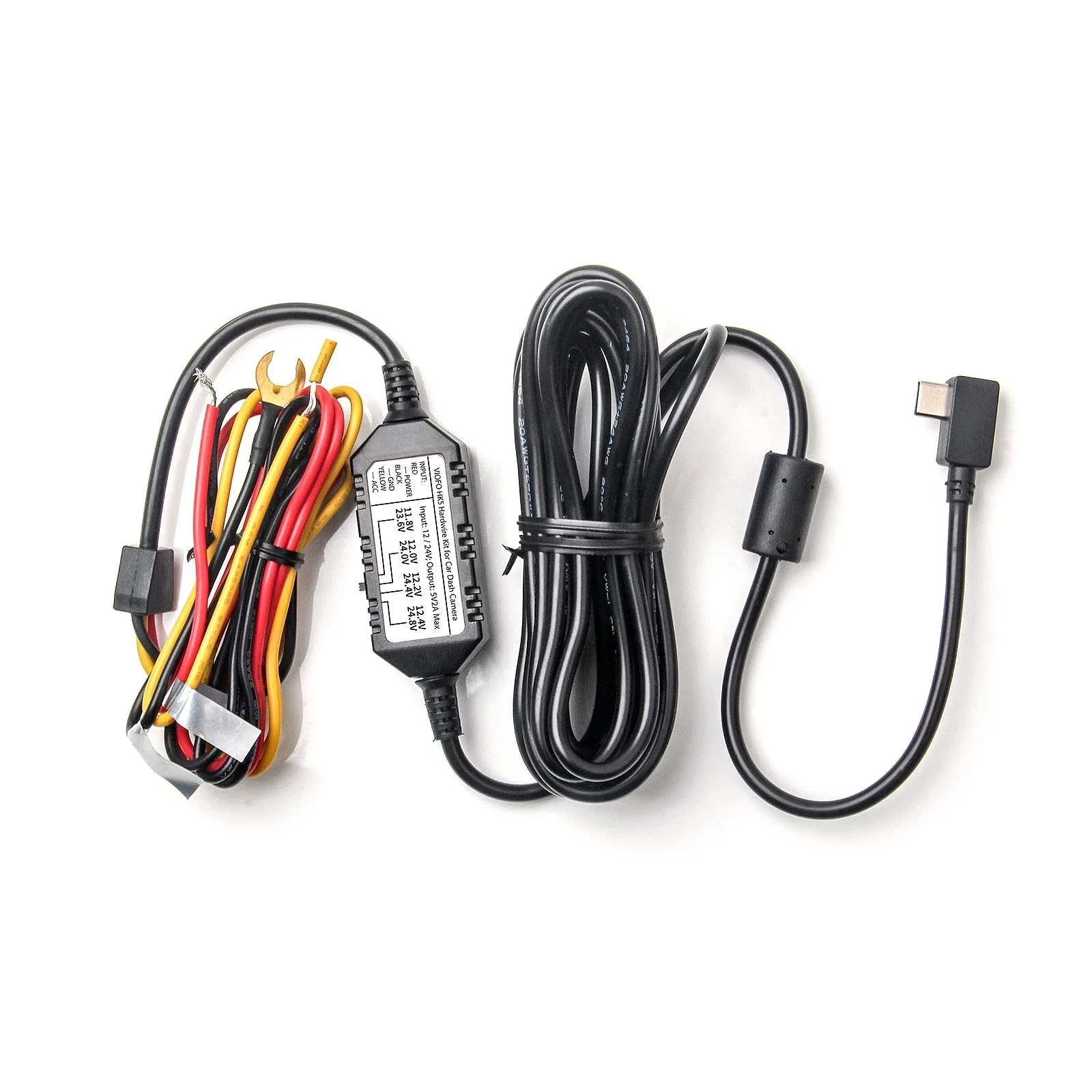 VIOFO Монтажен комплект Hardwire Kit - HK5 Type-C - Low Voltage Battery Protection