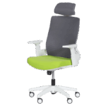 Президентски офис стол Carmen 7546 - зелен-сив - Image 3