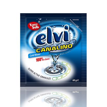 Гранули за отпушване на канали Elvi Canalino За студена вода