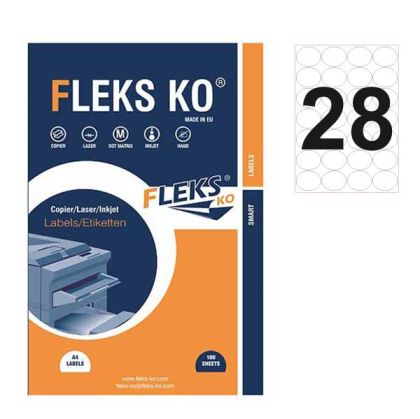 Етикети Fleks Ko Бели