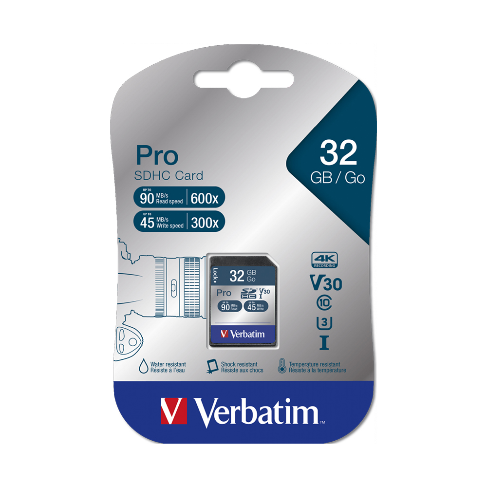 Карта памет Verbatim SDHC Pro Secure