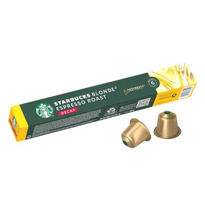 Кафе капсула STARBUCKS® by Nespresso® Blonde Espresso Roast DECAF 10 бр.