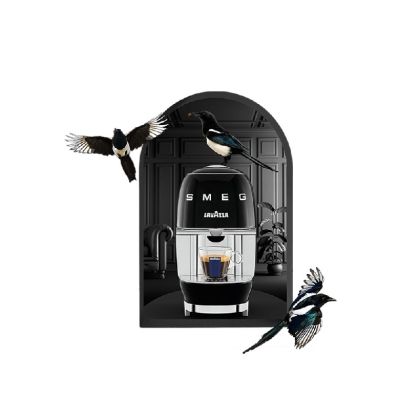 Кафемашина LAVAZZA A MODO MIO My Way SMEG Черен