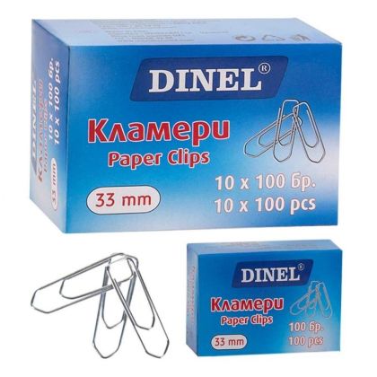 Кламери Dinel Поцинковани 33 mm