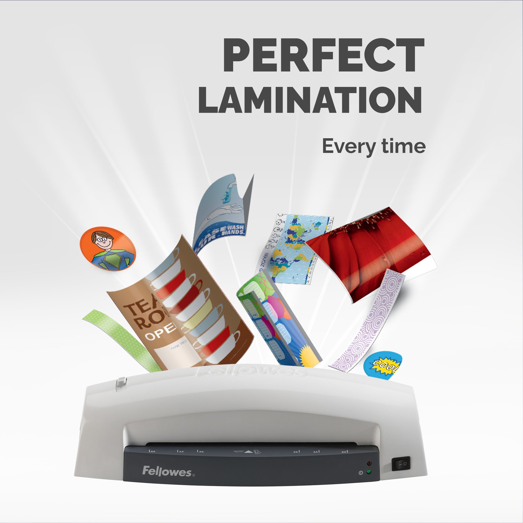 Ламинатор Fellowes Lunar, A4, за фолио до 125 микрона, максимална широчина на фолиото 230 mm - Image 5