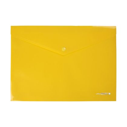 Папка джоб с копче Office Point De Luxe PP А4
