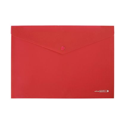 Папка джоб с копче Office Point De Luxe PP