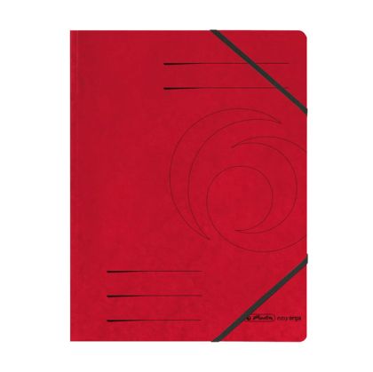 Папка с ластик Herlitz Colorspan Картон
