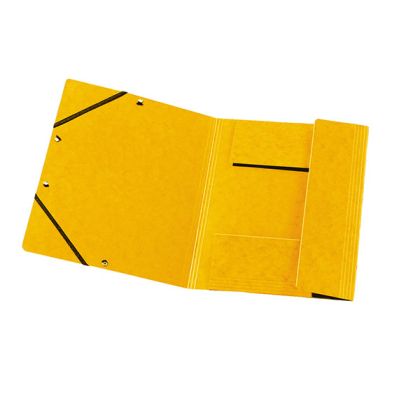 Папка с три капака и ластик Herlitz Colorspan Картон