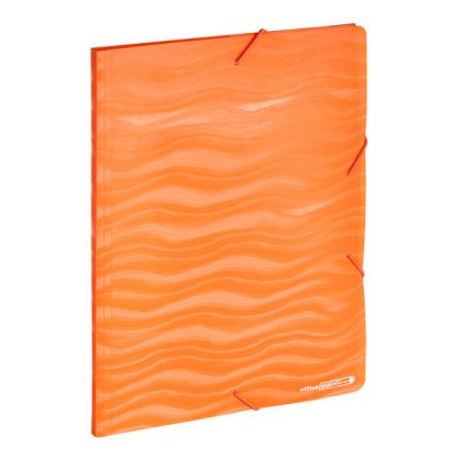 Папка с три капака и ластик Office Point Wave PP