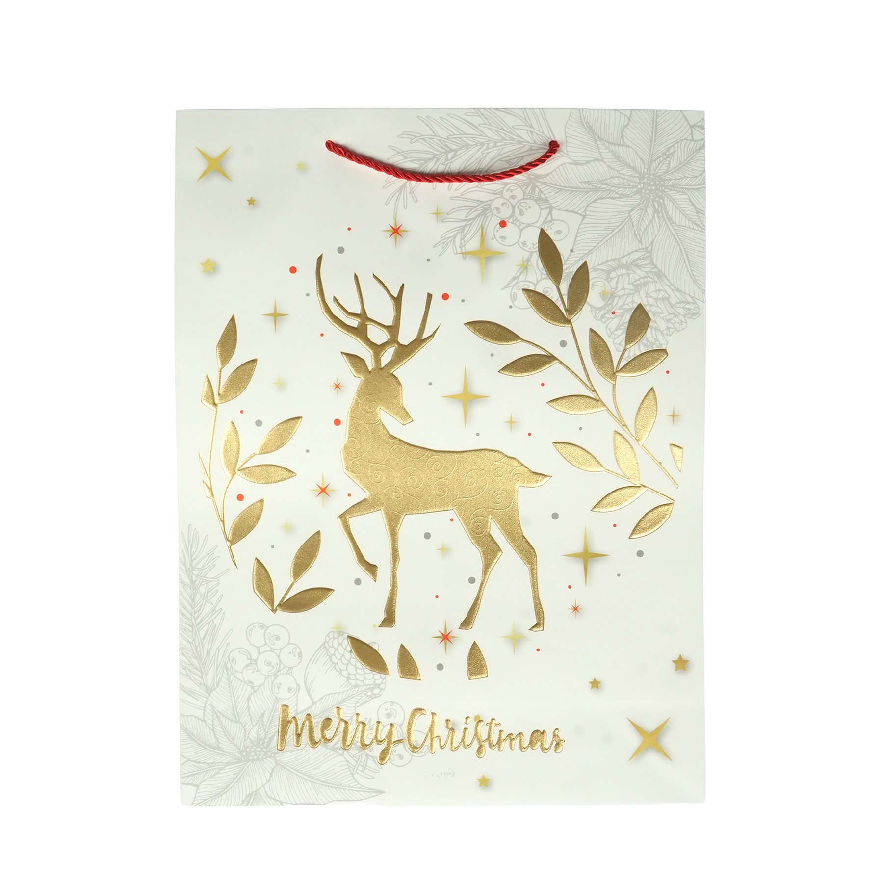 Подаръчна торбичка Merry Christmas - Елен