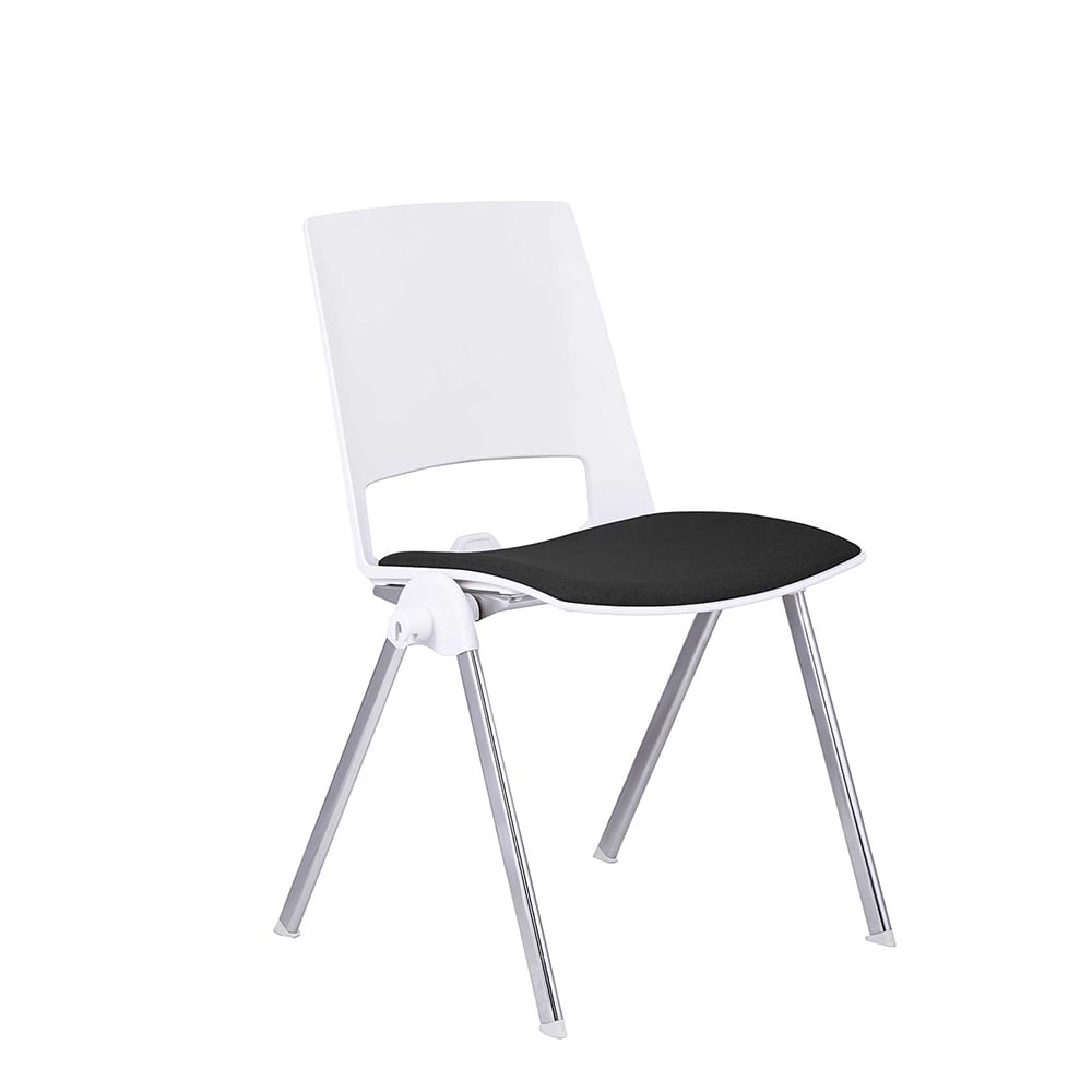Посетителски стол RFG Sweet Chrome White