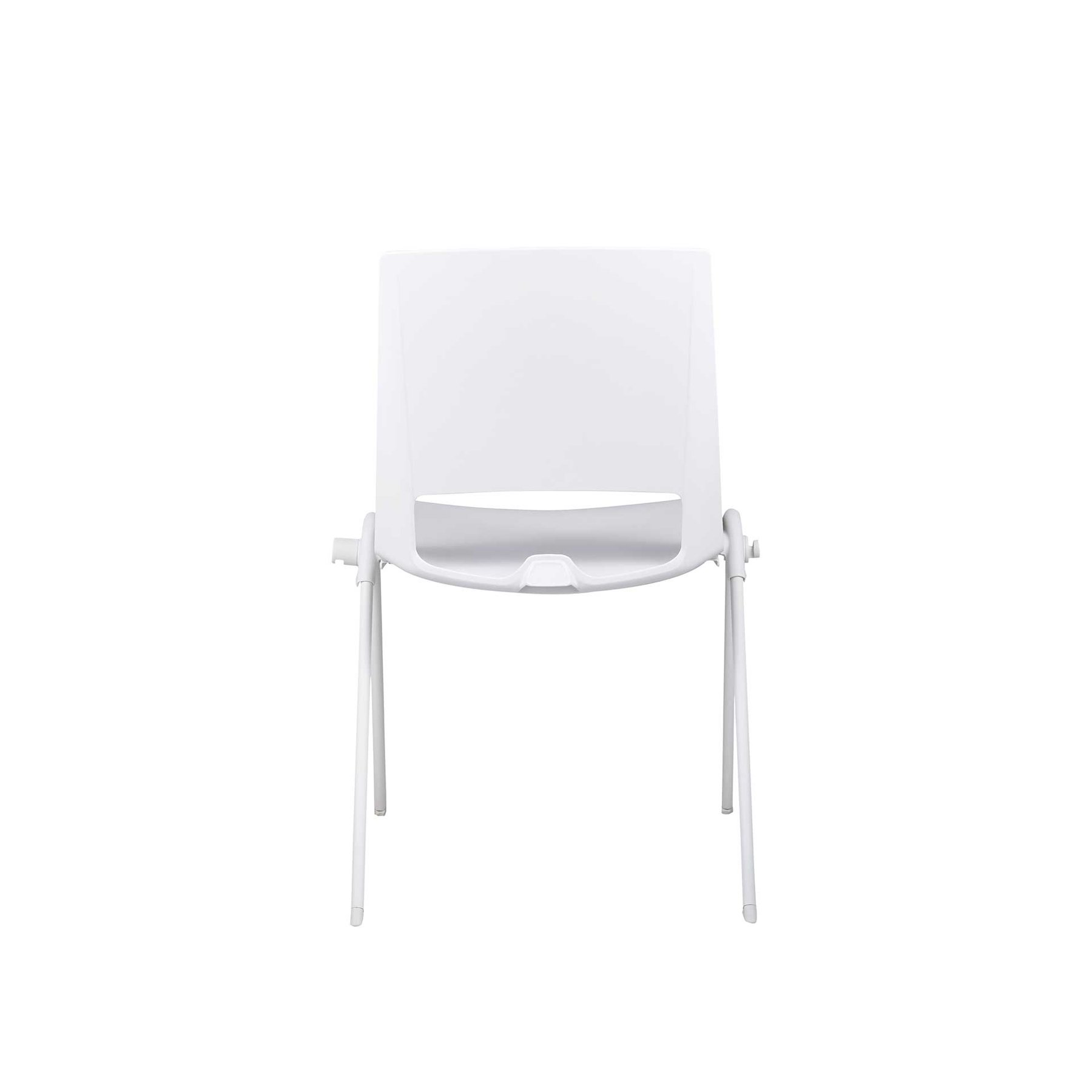 Посетителски стол RFG Sweet White, полипропилен, до 120 kg, бял, 4 броя в комплект - Image 7