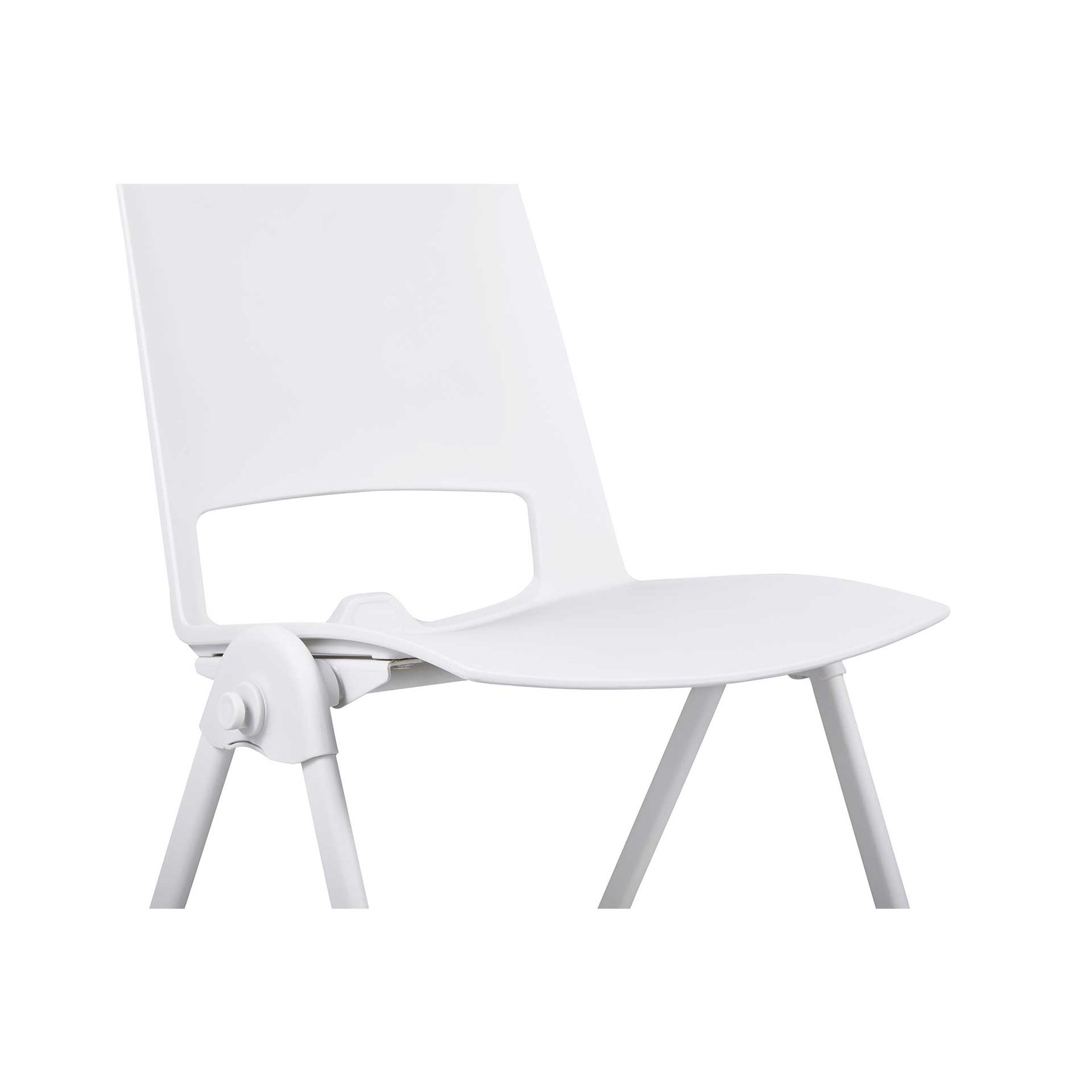 Посетителски стол RFG Sweet White, полипропилен, до 120 kg, бял, 4 броя в комплект - Image 8