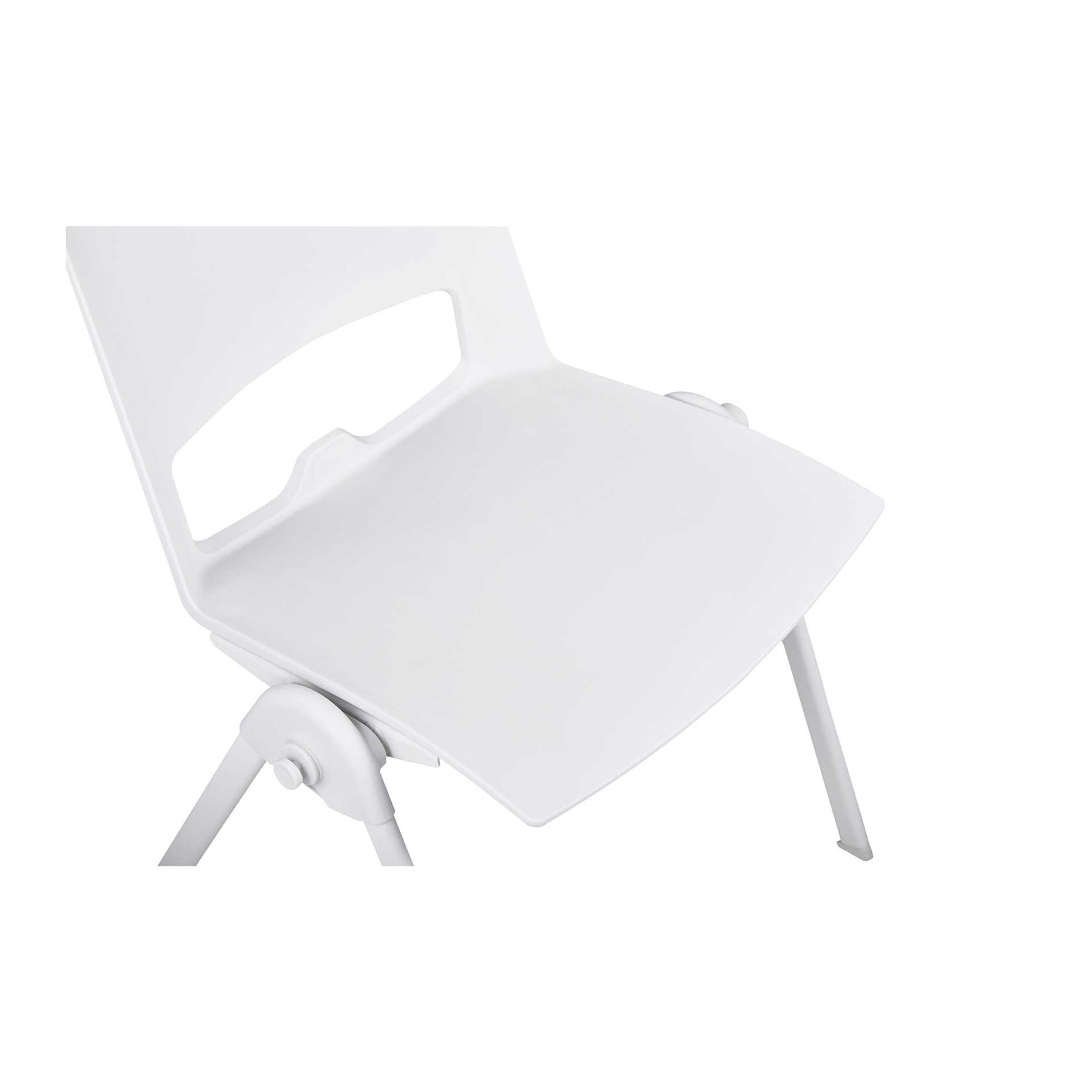 Посетителски стол RFG Sweet White, полипропилен, до 120 kg, бял, 4 броя в комплект - Image 9
