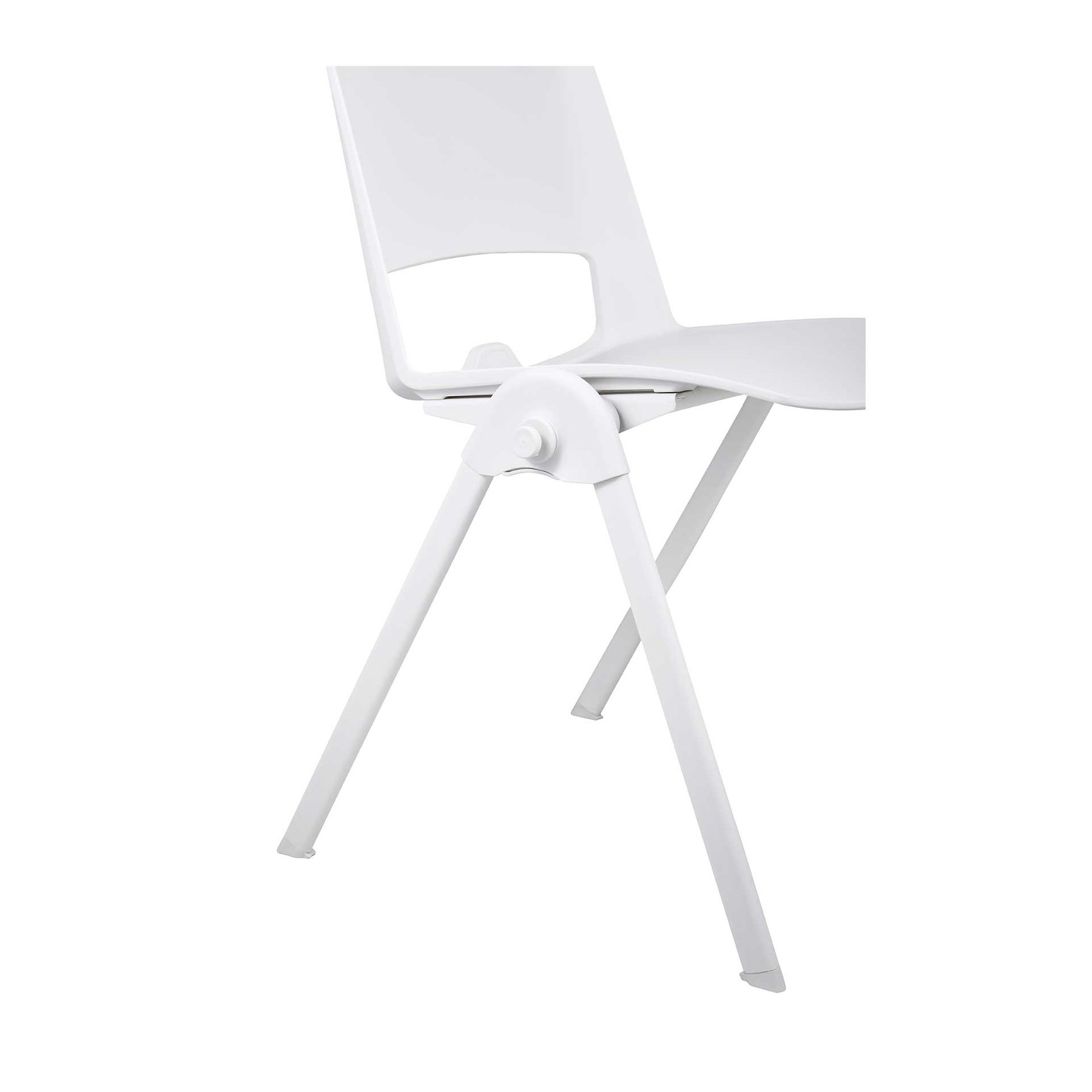 Посетителски стол RFG Sweet White, полипропилен, до 120 kg, бял, 4 броя в комплект - Image 10