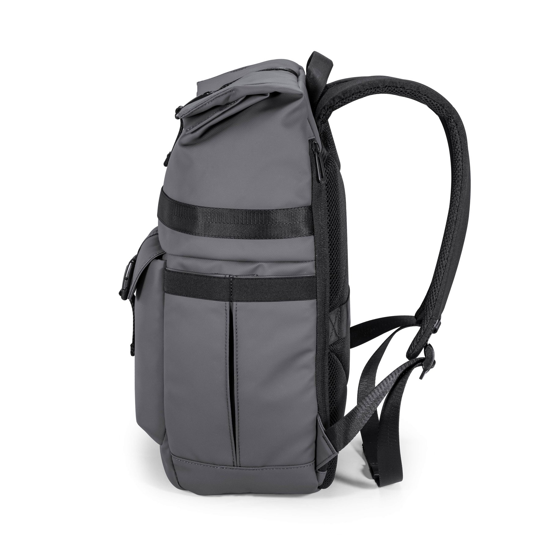 Раница за лаптоп Kingsons Nomad X, 15.6'', водоустойчив полиестер/PVC покритие, 20 L, тъмносива - Image 13