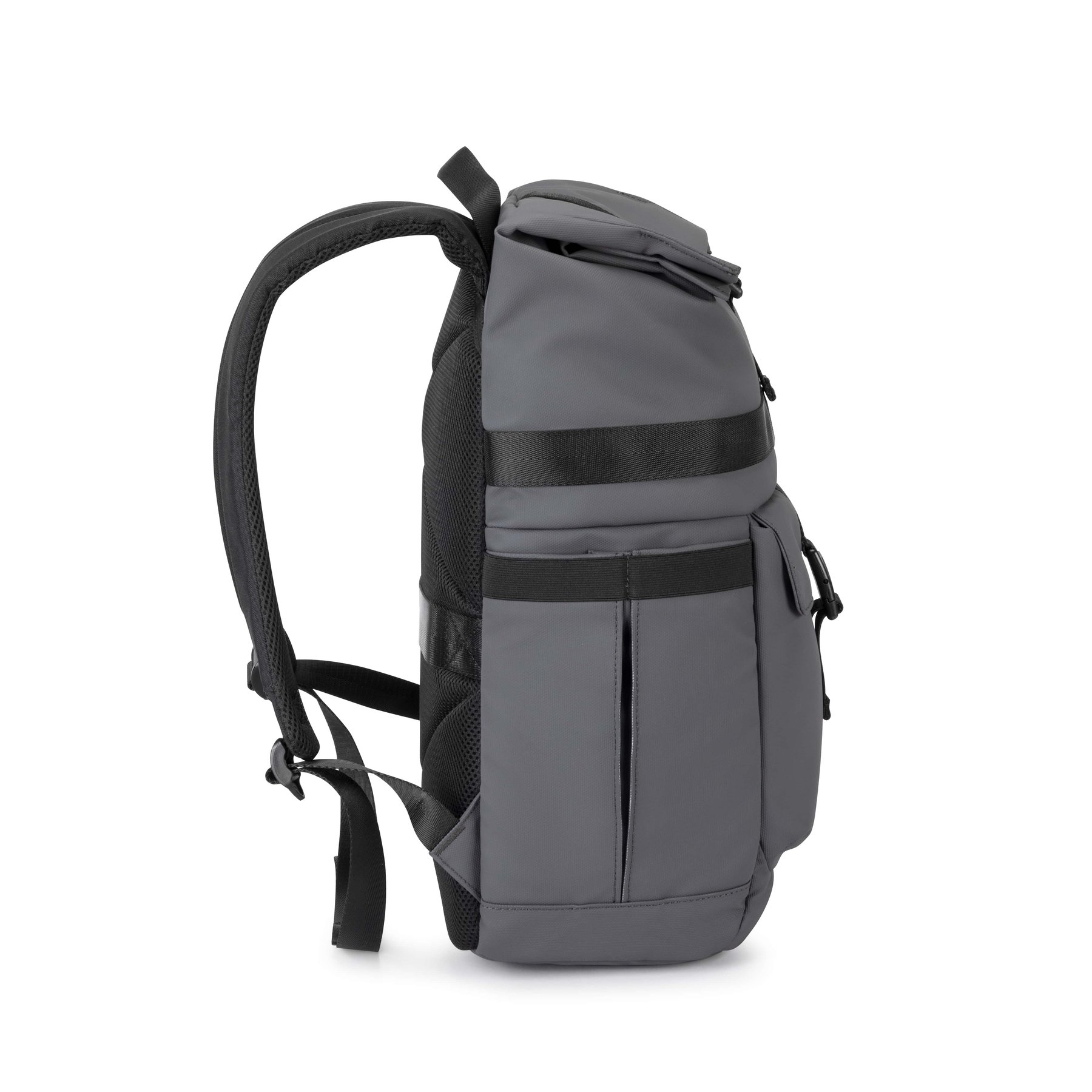 Раница за лаптоп Kingsons Nomad X, 15.6'', водоустойчив полиестер/PVC покритие, 20 L, тъмносива - Image 14