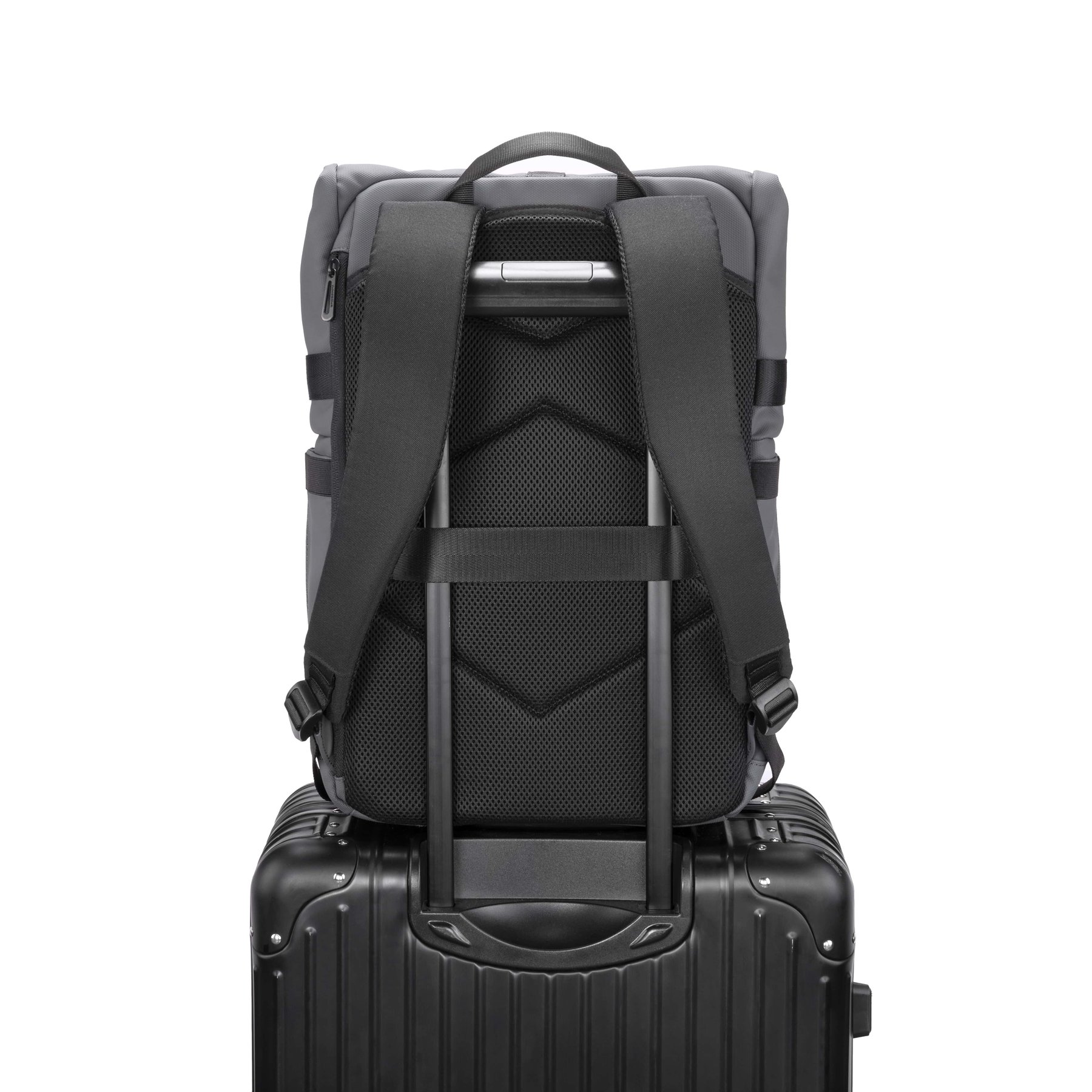 Раница за лаптоп Kingsons Nomad X, 15.6'', водоустойчив полиестер/PVC покритие, 20 L, тъмносива - Image 17