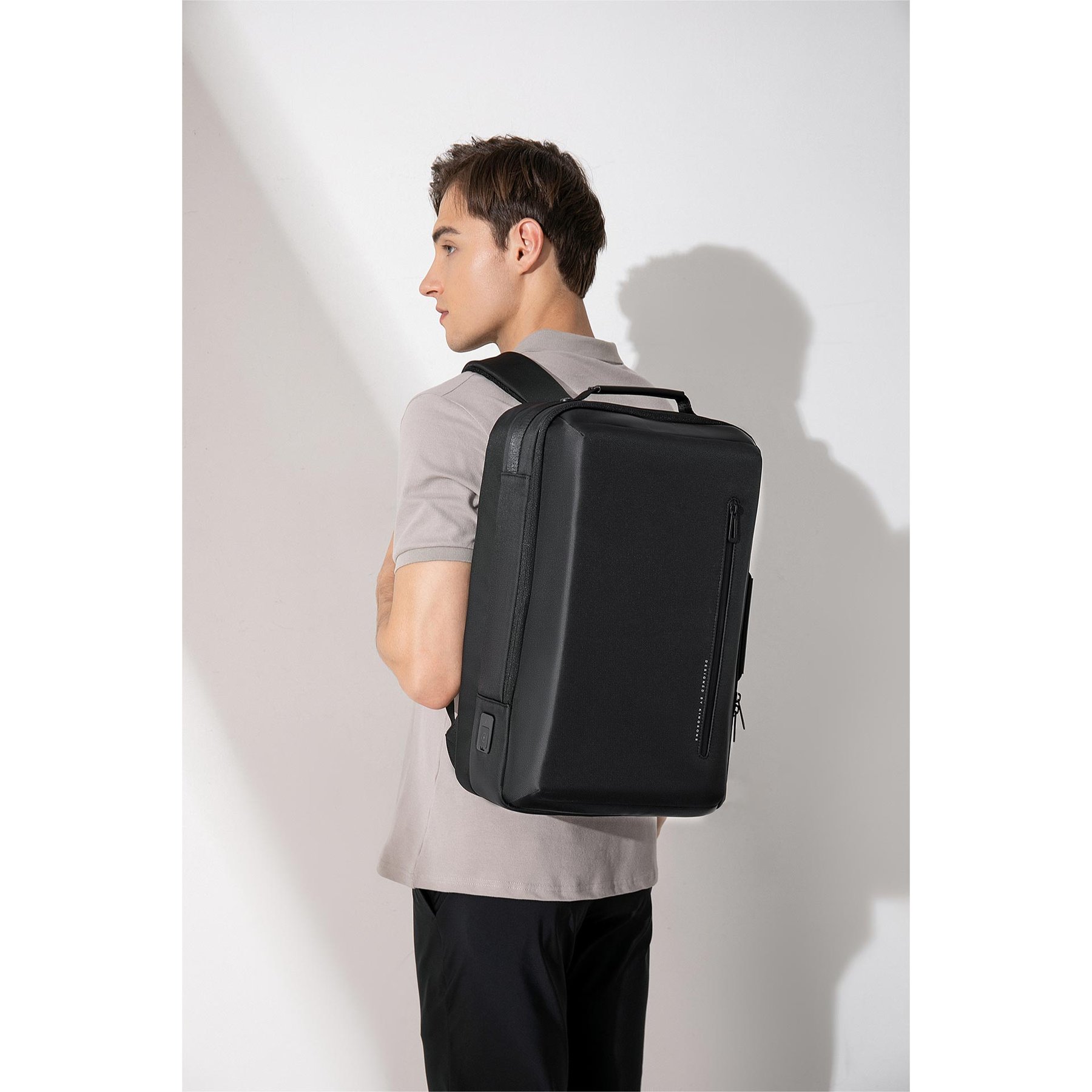 Раница за лаптоп Kingsons Silhouette, 15.6'', 23 L, черна - Image 11