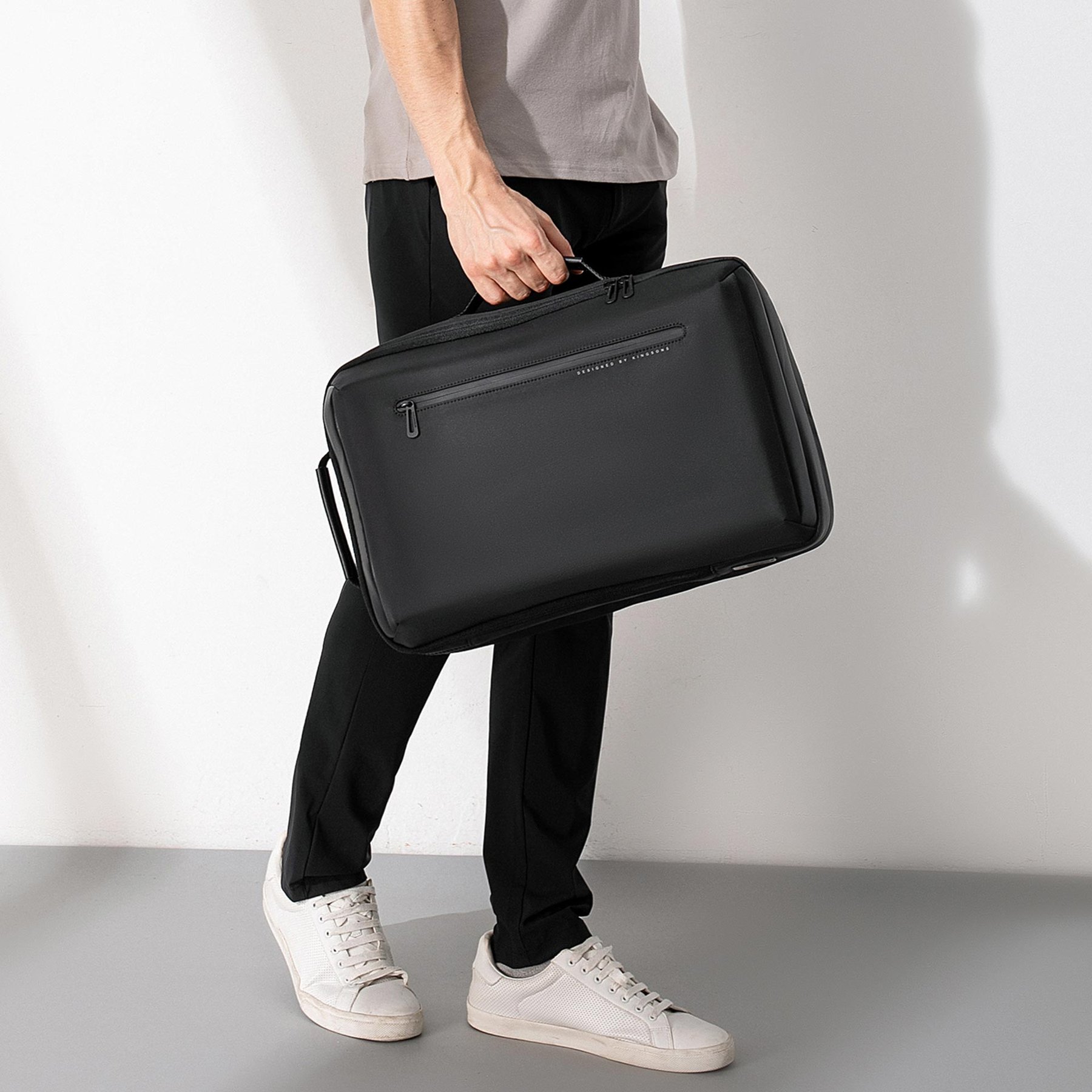 Раница за лаптоп Kingsons Silhouette, 15.6'', 23 L, черна - Image 15