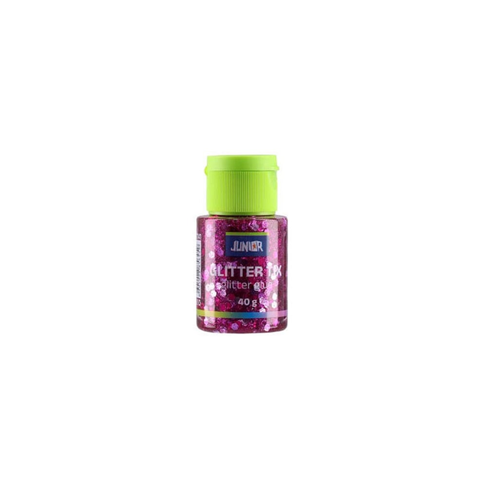 Течно лепило Junior Glitter Tix, с брокат, 40 g, асорти - Image 8