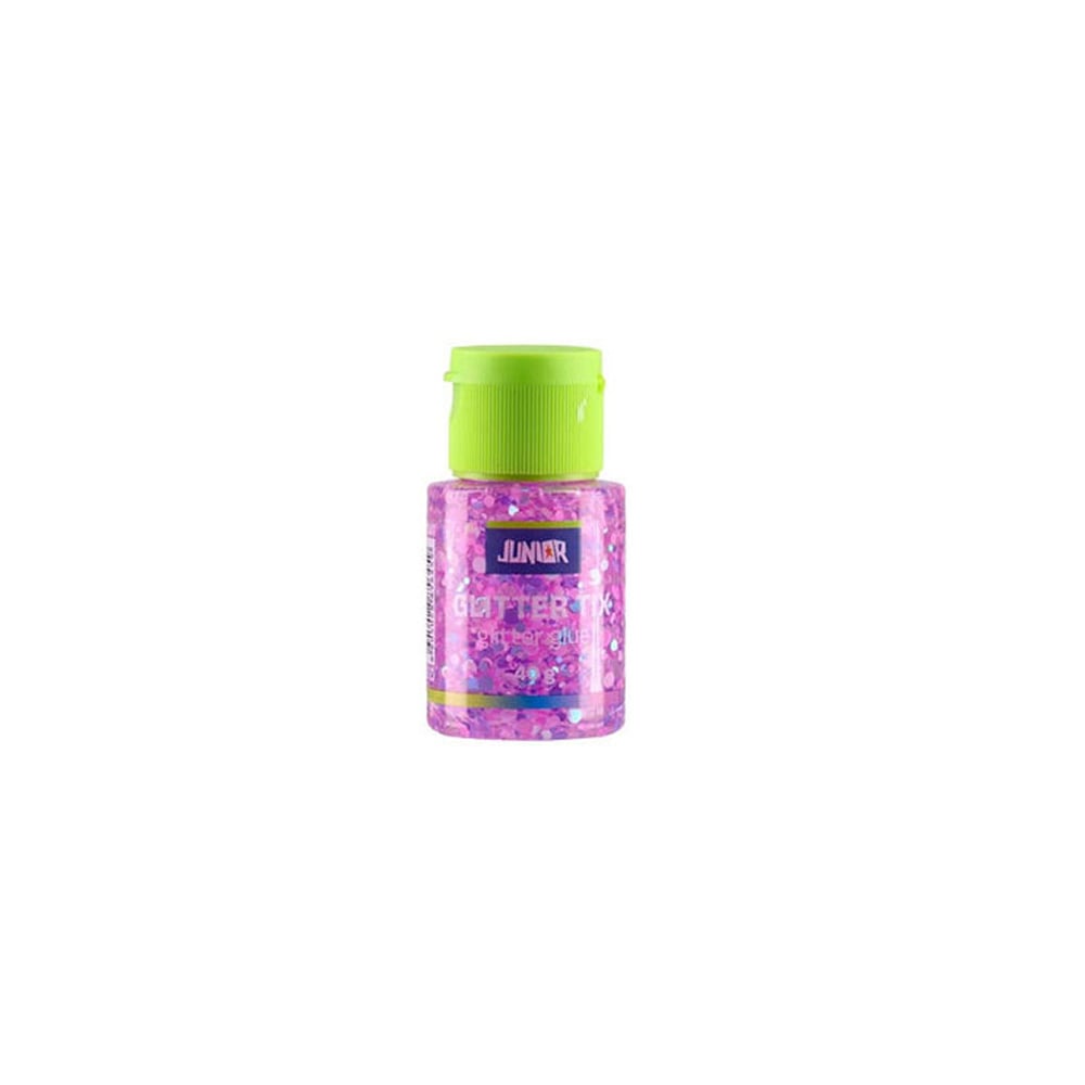 Течно лепило Junior Glitter Tix, с брокат, 40 g, асорти - Image 9