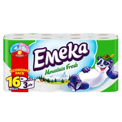 Тоалетна хартия Емека 100% целулоза
