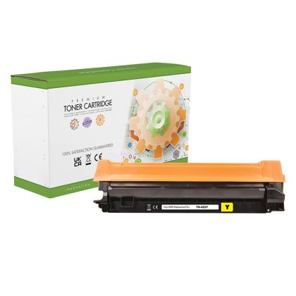 Тонер касета Static Control Yellow Brother TN-423Y SUPER PREMIUM Съвместим консуматив