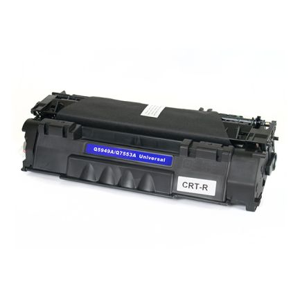 Тонер касета универсална Black HP no. 49A Q5949A 53A Q7553A CRG-715 CRG-708 Съвместим консуматив