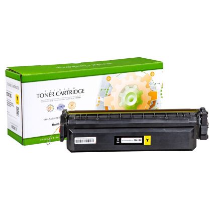 Тонер касета универсална Static Control Yellow HP no. 410X CF412X CRG-046HY SUPER PREMIUM Съвместим консуматив