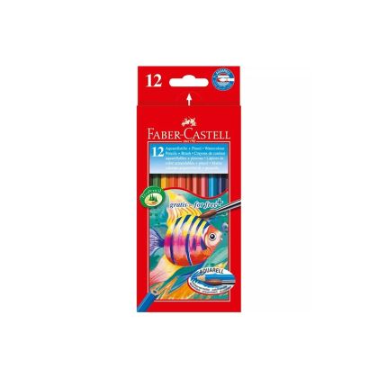 Цветни акварелни моливи Faber-Castell Шестоъгълни