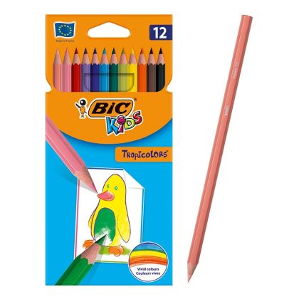 Цветни моливи Bic Kids Tropicolors Шестоъгълни
