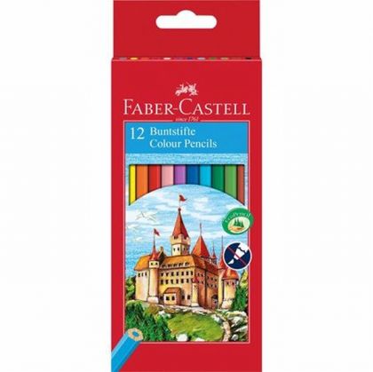 Цветни моливи Faber-Castell Castle Шестоъгълни