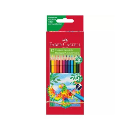 Цветни моливи Faber-Castell Триъгълни