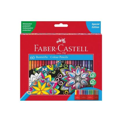 Цветни моливи Faber-Castell Шестоъгълни