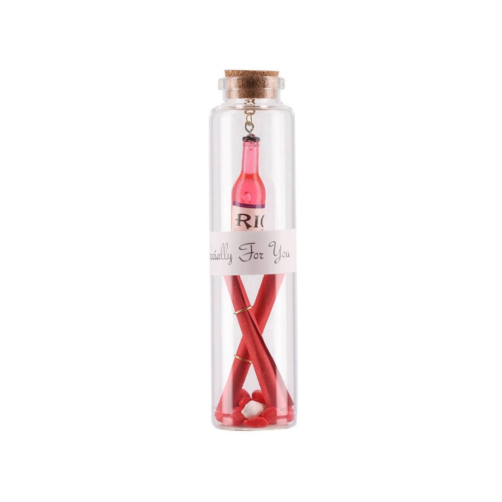 Шишенце със съобщение Takk Elixir, стъклено, асорти - Image 4