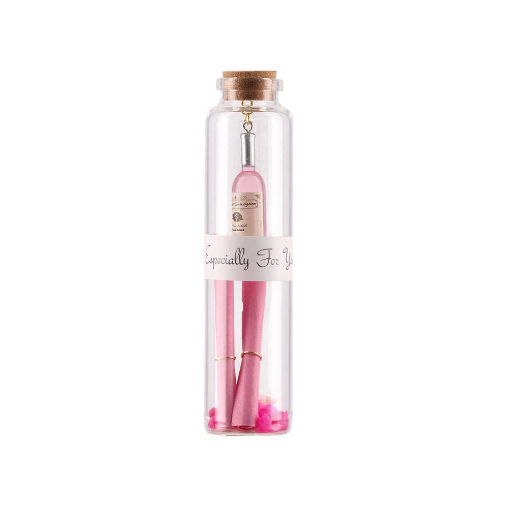 Шишенце със съобщение Takk Elixir