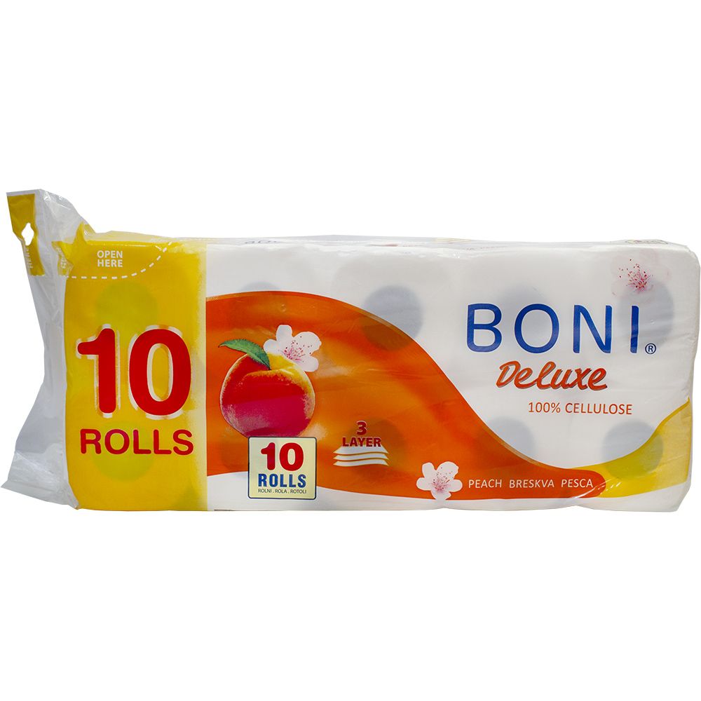 Тоалетна хартия Boni Deluxe Прасков оп10