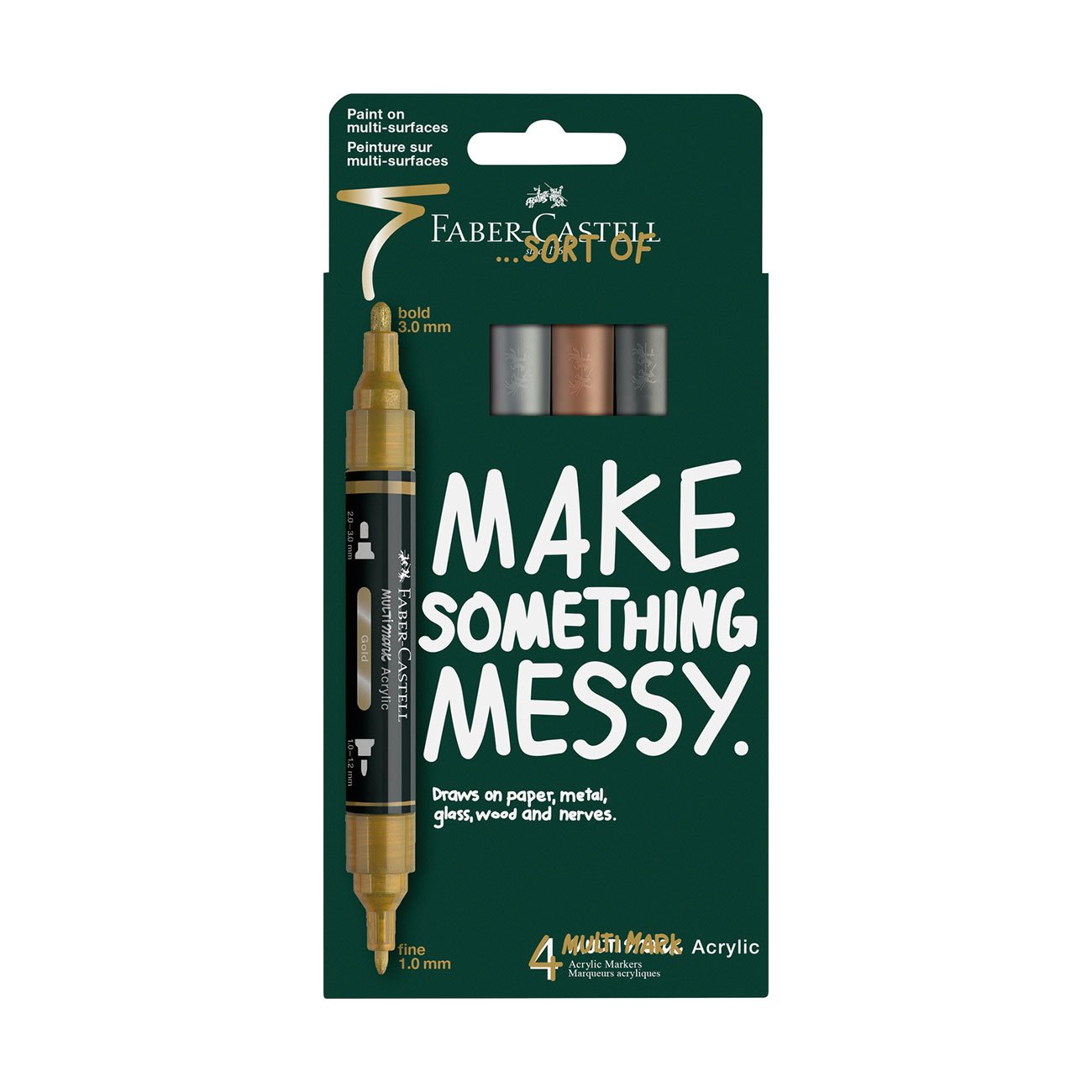 Faber-Castell Акрилен маркер Multimark Metallic