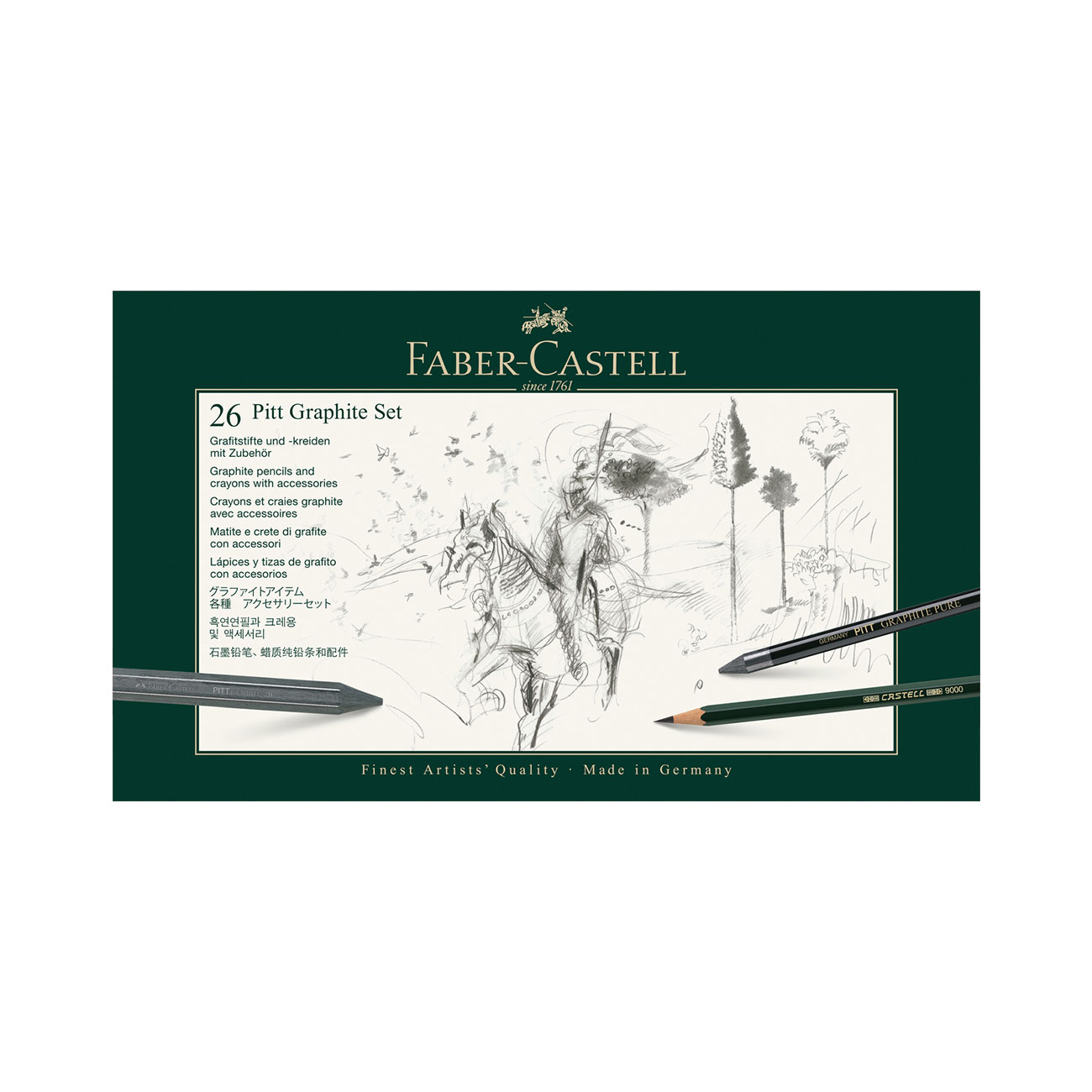 Faber-Castell Комплект моливи Pitt Graphite