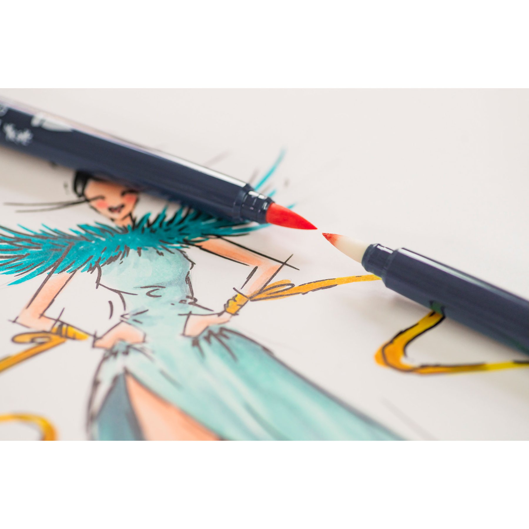Faber-Castell Маркер Goldfaber Sketch - Fashion, 6 броя - Image 6