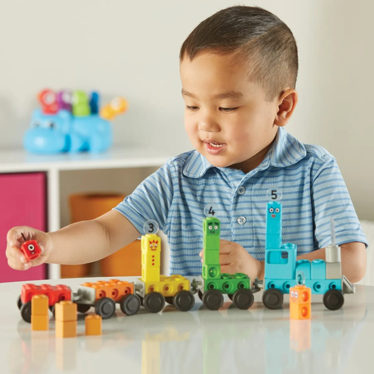 Learning Resources Комплект за броене Numberblocks - Влакче - Image 9