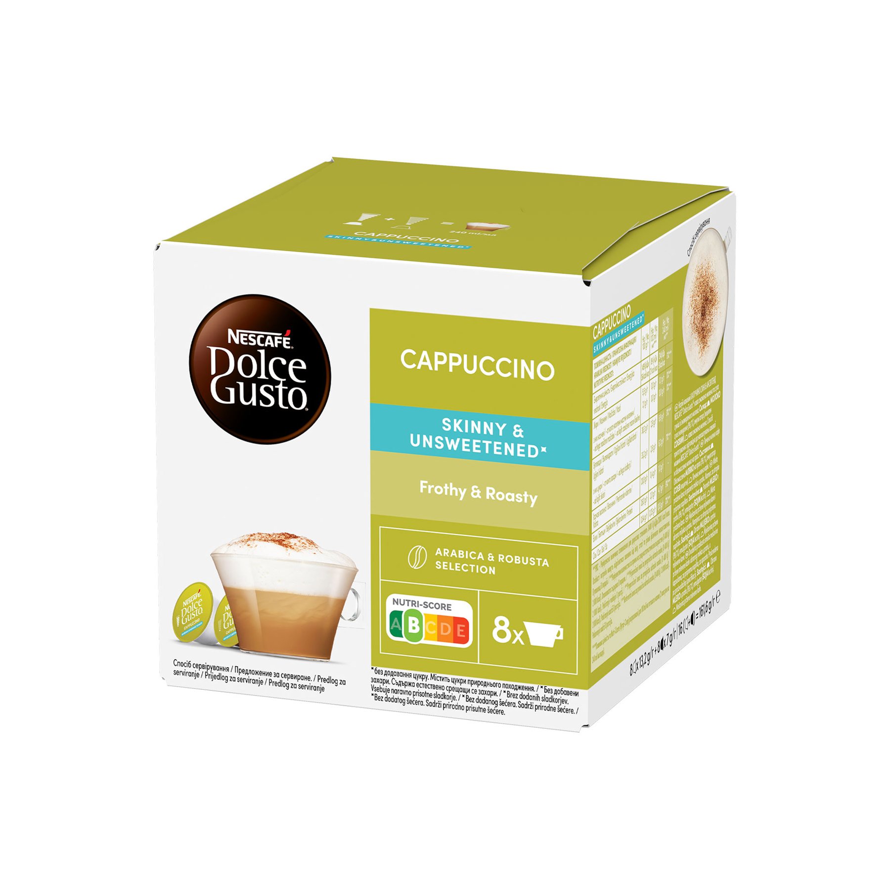 Nescafe Dolce Gusto Кафе капсула Cappuccino Skinny Unsweetened