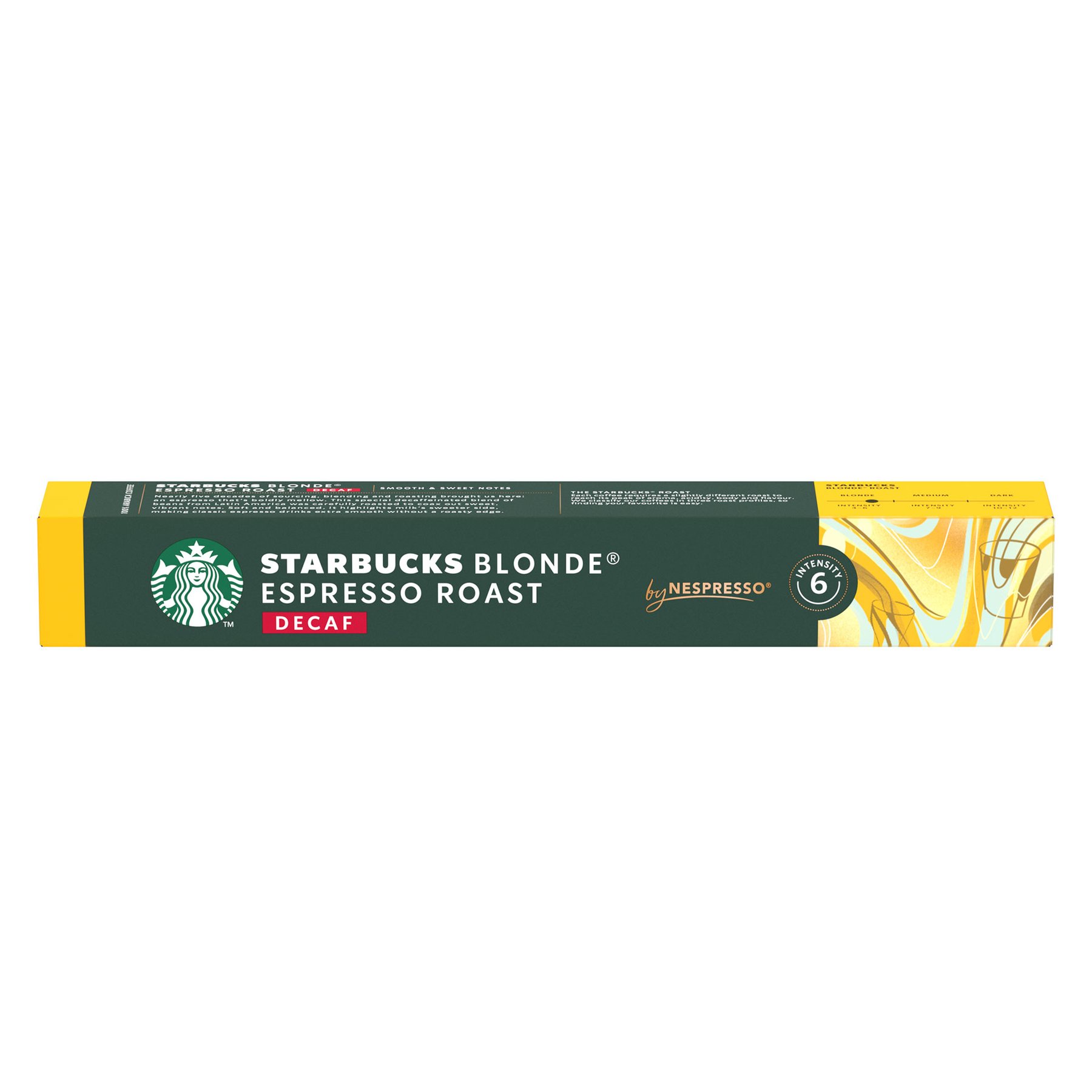 Starbucks Кафе капсула Blonde Espresso Decaffeinato