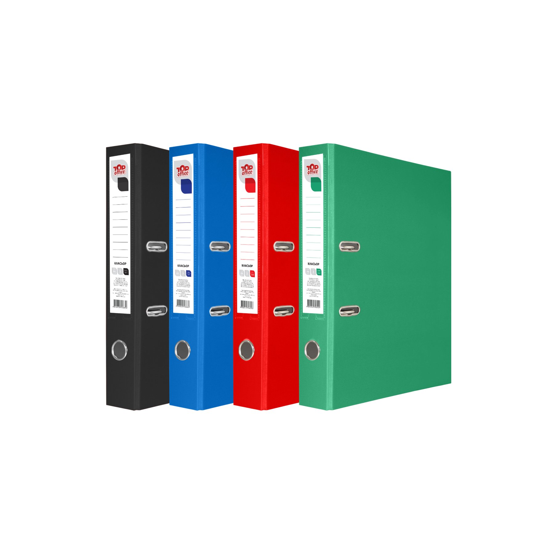 Top Office Класьор, 5 cm, PP, червен - Image 7
