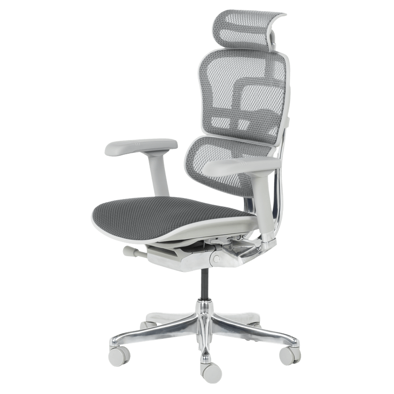 Ергономичен стол ERGOHUMAN ELITE 2 - сива рамка - сив - Image 3